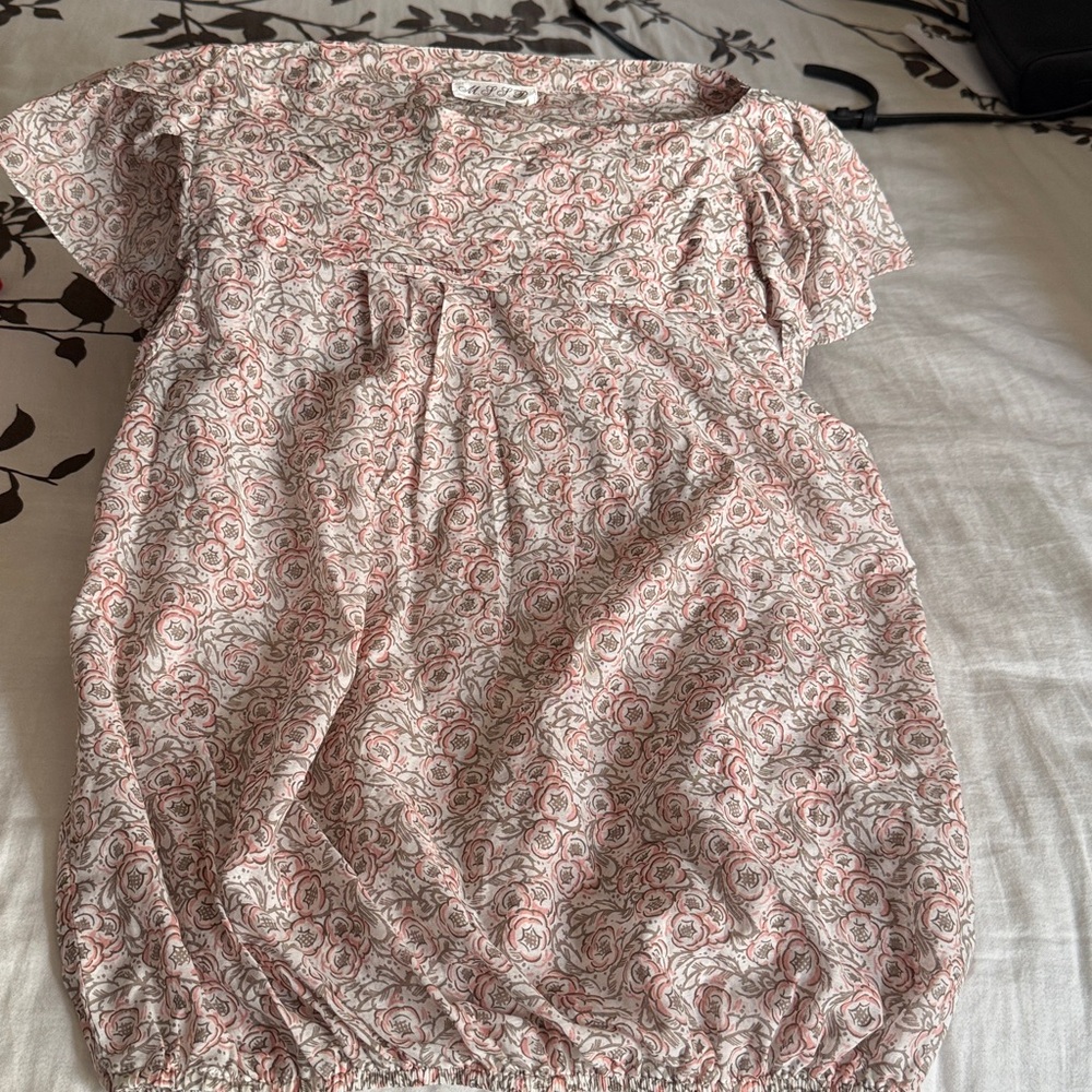 Floral Print Women's Tunic Top